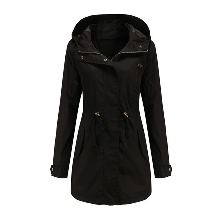 W&W Mode | Wasserdichte Langärmelig Kapuze Jacke mit Einstellbarer Kordelzug