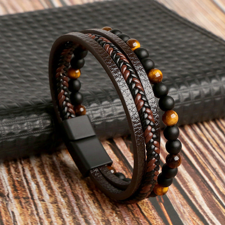 W&W Mode | Stilvolles Lederarmband Satz Für Herren