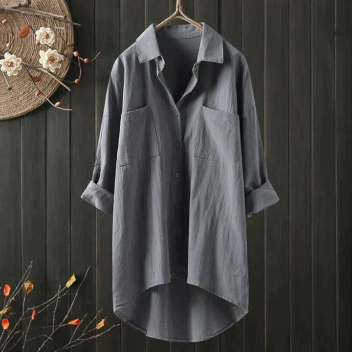 W&W Mode | Luftige Oversize Bluse Aus Baumwolle
