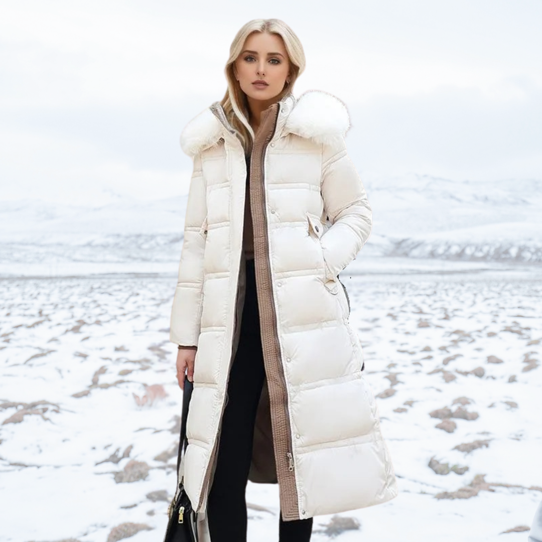 W&W Mode | Luxuriöser Kunstpelz-Wintermantel für Damen