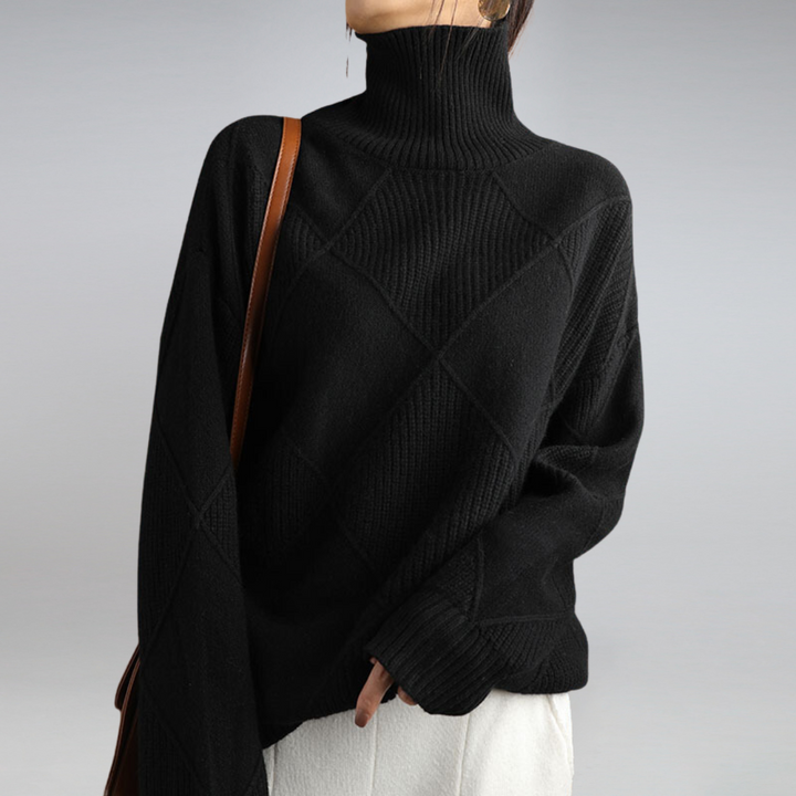 Stilvolle Rollkragenpullover