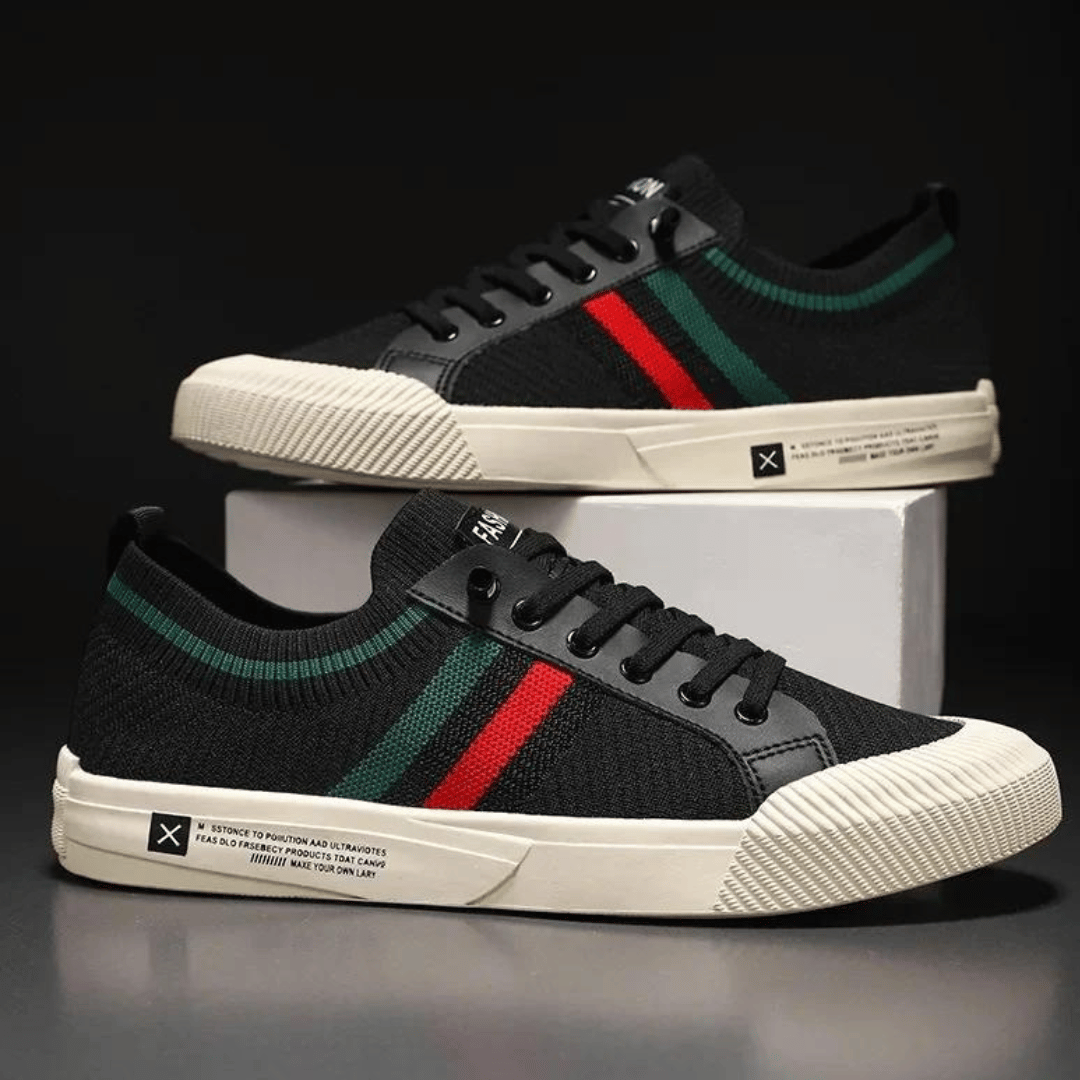 W&W Mode | Lässige Sneakers Mit Strickmuster Für Männer