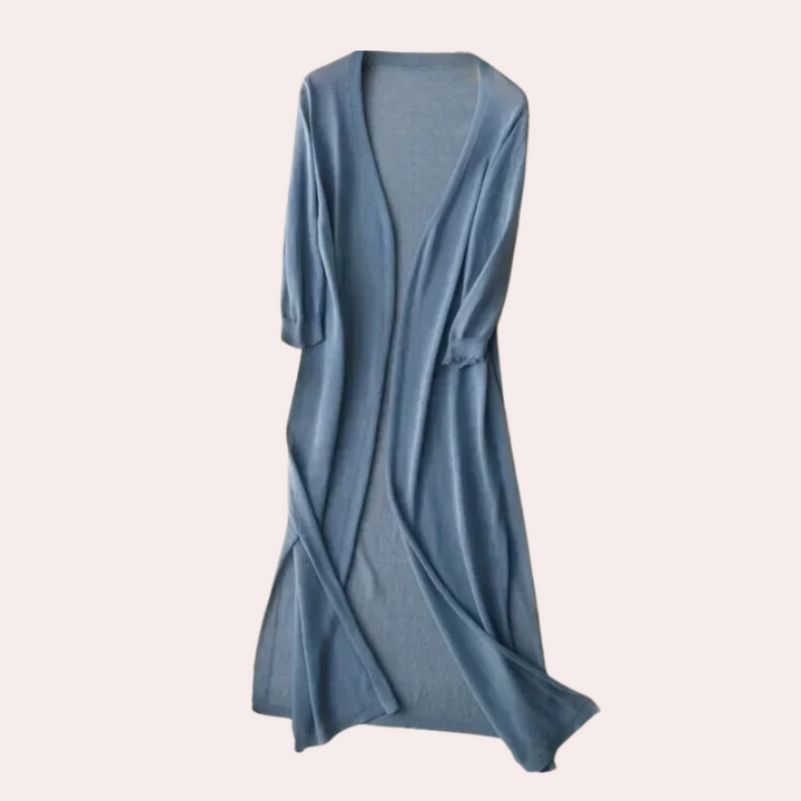 W&W Mode | Damen Lange Weste Elegant Und Leicht Sommer Strickjacke Für Frauen