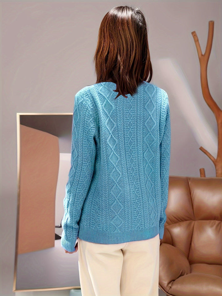 W&W Mode | Bequemer Wollpullover aus Strick