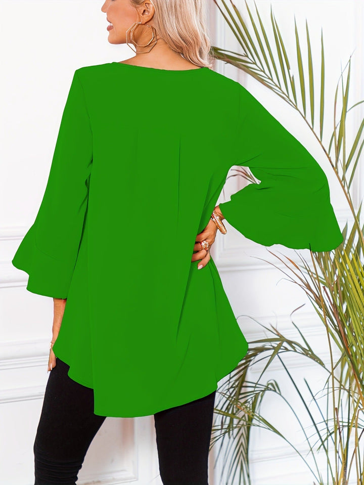 W&W Mode | Bluse Mit Rundhalsausschnitt Für Den Frühling