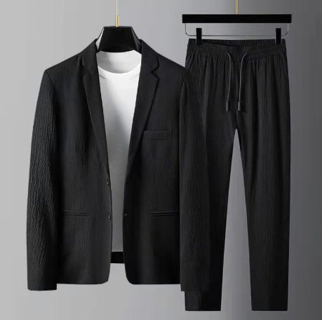 W&W Mode | Herren Kordelzug Smart Lässig Anzug