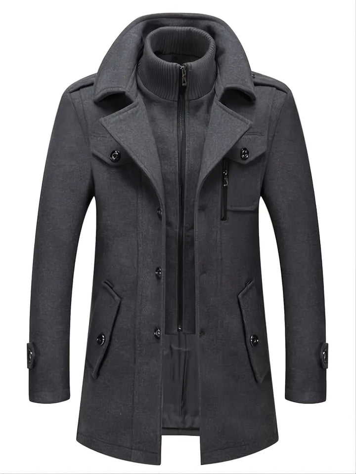W&W Mode - Doppelkragen-Jacke