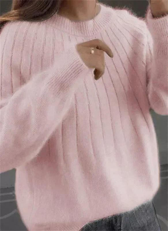W&W Mode | Weicher Kaschmir Strickpullover für Damen - Warm und Luxus