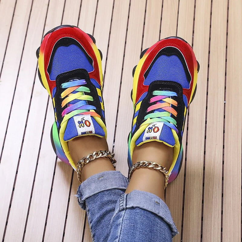 W&W Mode - Bunte orthopädische Turnschuhe mit Stil