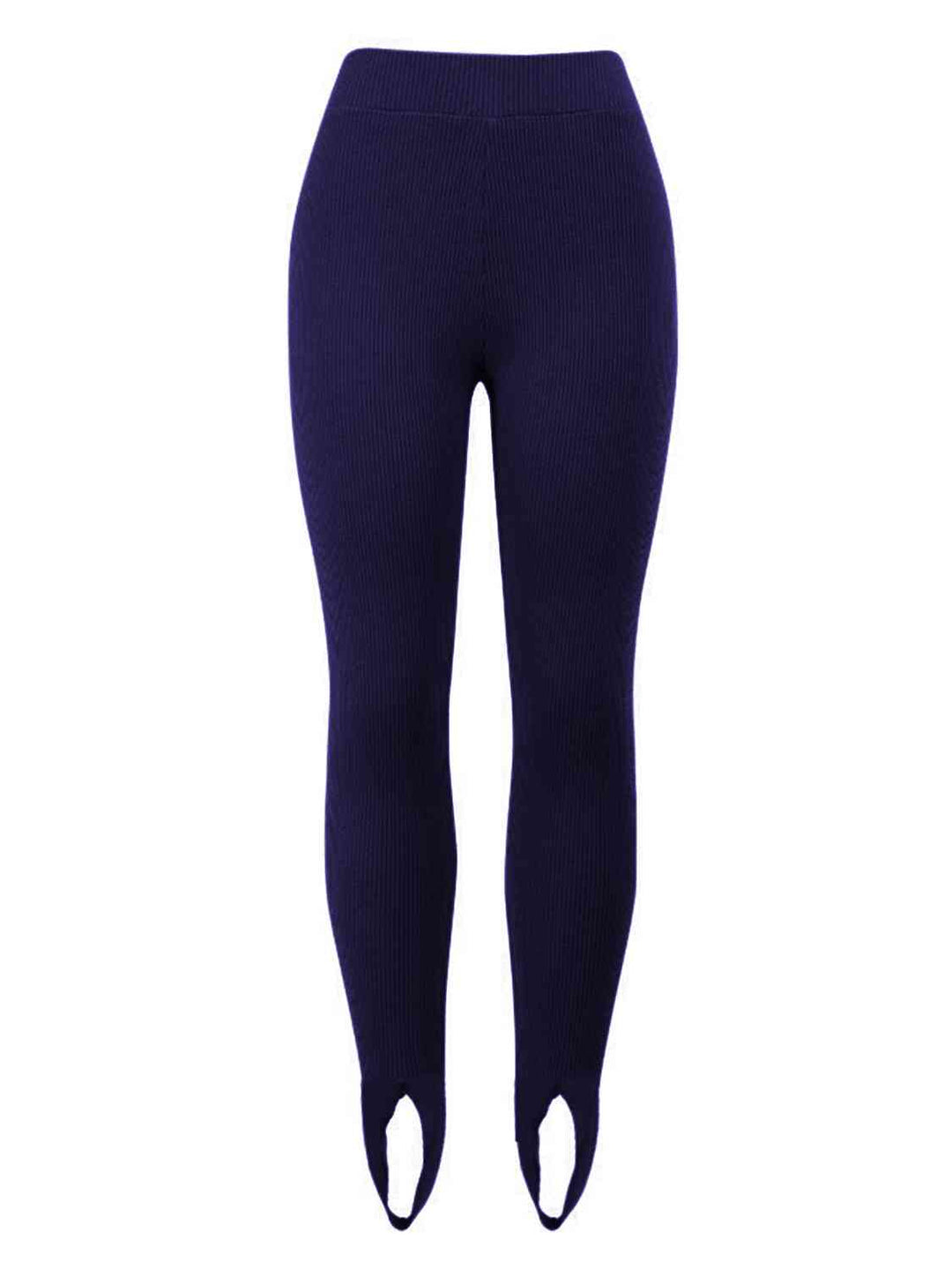 W&W Mode | Geripptes Mittel Taillen Leggings
