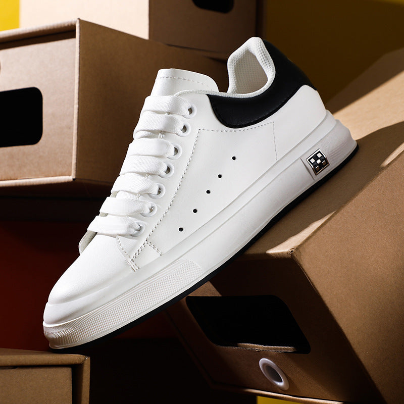 W&W Mode | Sneaker Mit Erhöhung Bequeme Freizeitschuhe Mit 6 Cm Verstecktem Absatz, Aus Kunstleder, Für Alltag & Business