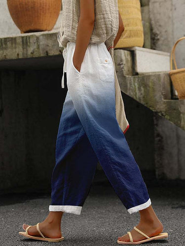W&W Mode | Bequeme Weite Hose Mit Modernem Print Für Frauen