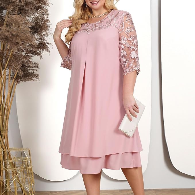W&W Mode Klassische Sommerkleider: Plus-Size Eleganz für Damen