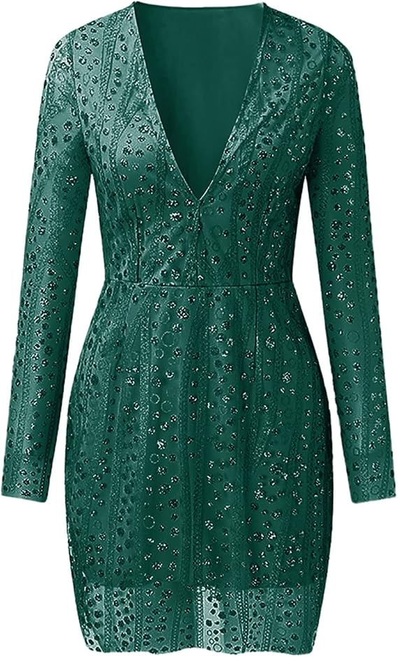 W&W Mode | Glamouröse Pailletten Kleid