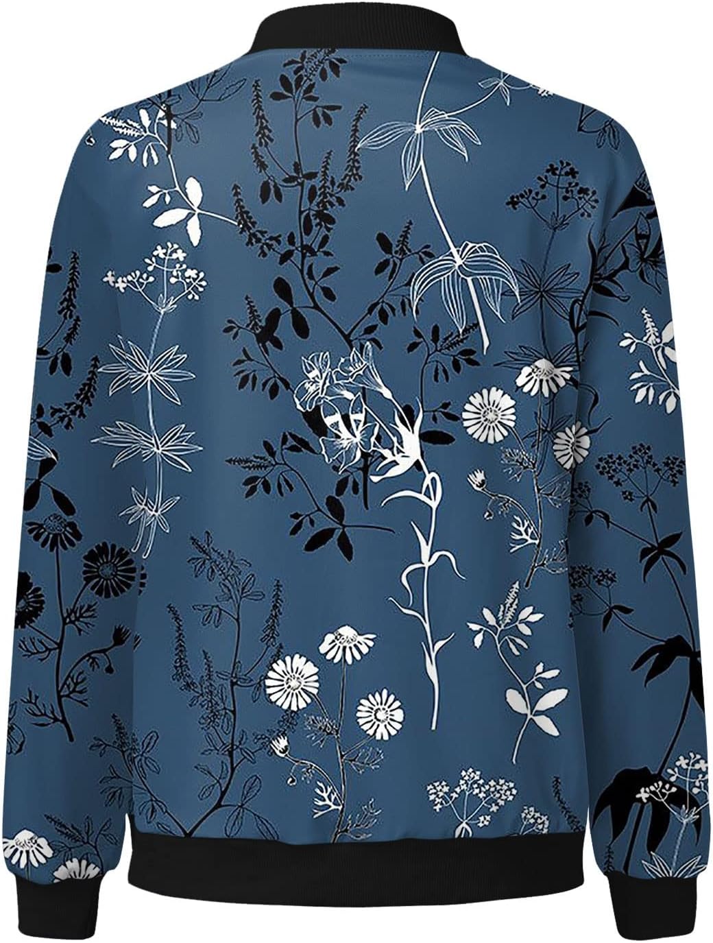 W&W Mode | Bomberjacke mit Blumenmuster für Damen