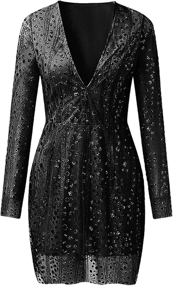 W&W Mode | Glamouröse Pailletten Kleid