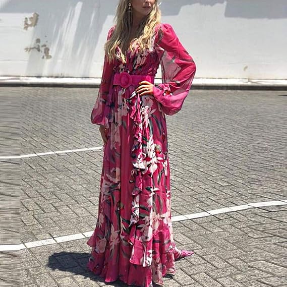 W&W Mode | Hochwertige Elegantes Maxikleid Mode für Frauen