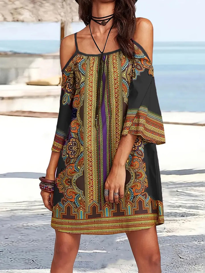 W&W Mode | Farbige Boho Sommerkleid