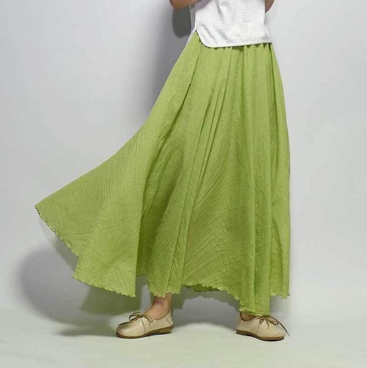 W&W Mode | Lässig fallender Boho Maxi Rock für Damen