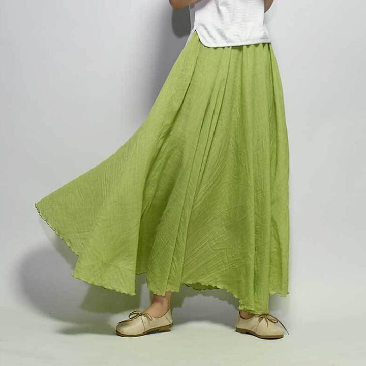 W&W Mode | Lässig fallender Boho Maxi Rock für Damen