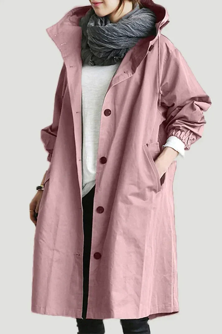 W&W Mode - Trenchcoat mit Kapuze