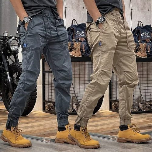 W&W Mode | Retro Herren Latzhose Mit Mehreren Taschen Und Elastischer Taille