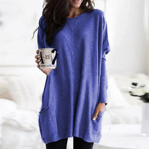 W&W Mode | Tunika mit Taschen - bequeme Damen Oversized Top
