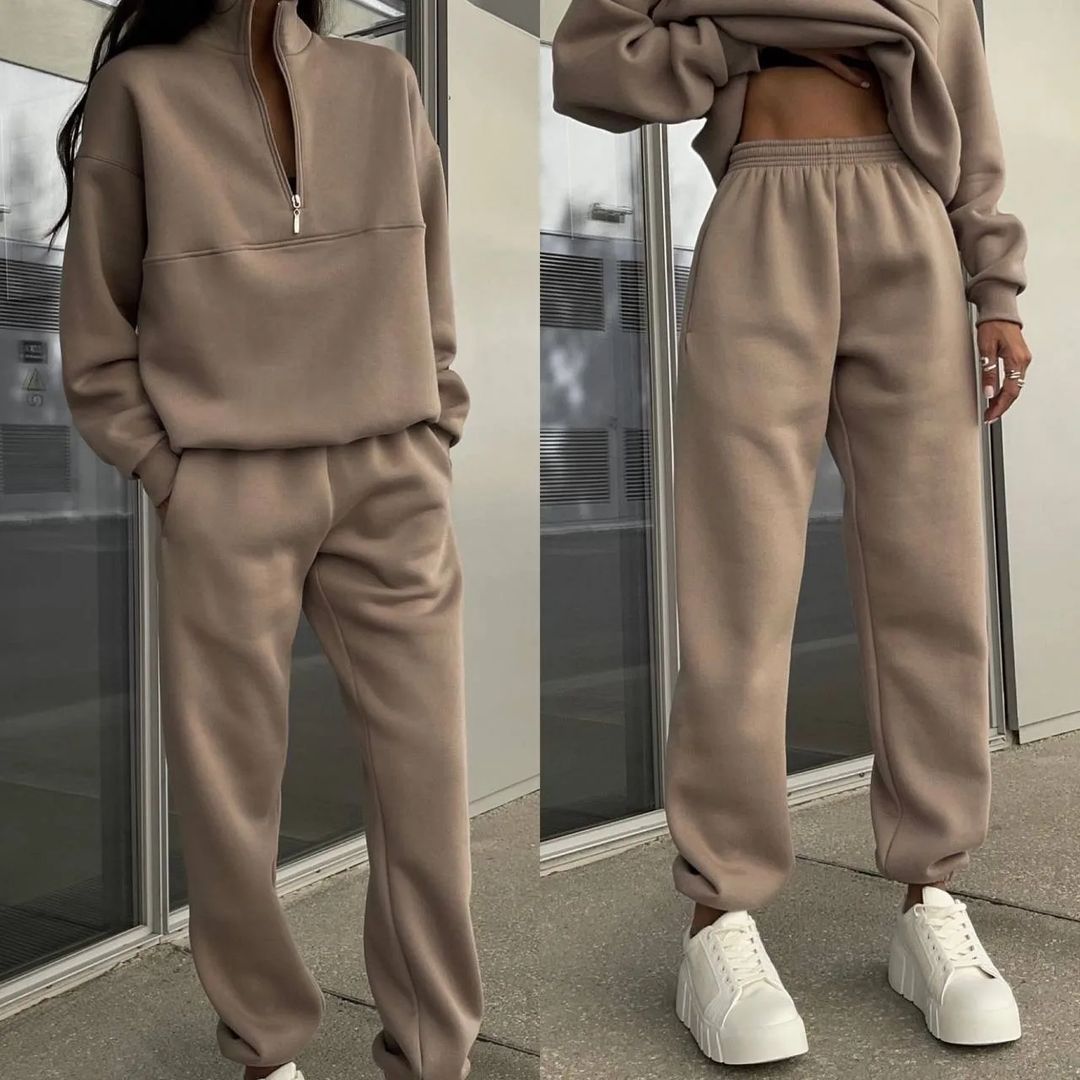 W&W Mode™ - Neu Polokragen Mode Sweatshirt Anzug [Letzter Tag Rabatt]