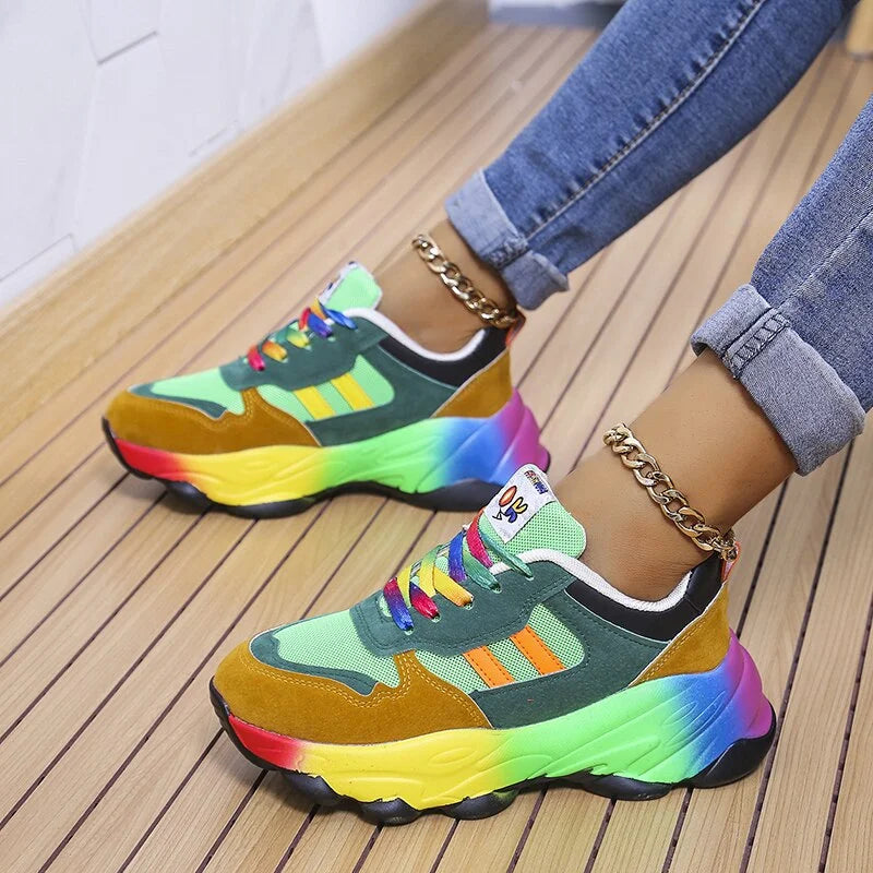 W&W Mode - Bunte orthopädische Turnschuhe mit Stil