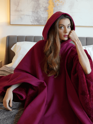 Oversize-Decken-Hoodie in Einheitsgröße