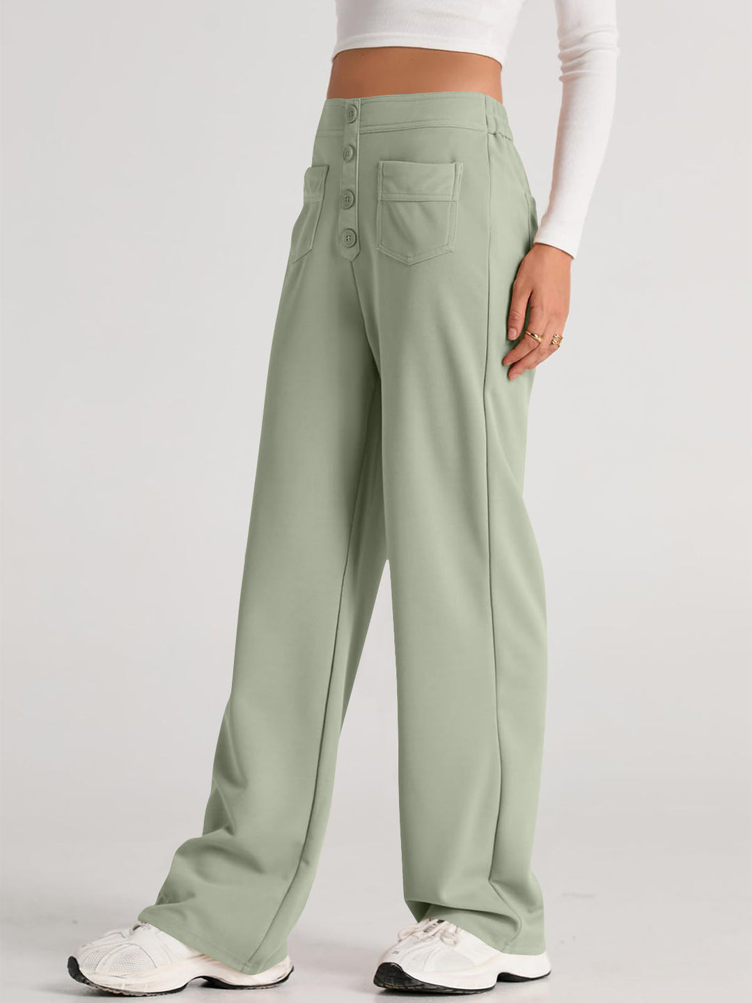 W&W Mode | Taille Weite Hose Mit Taschen Elegant Und Komfortabel