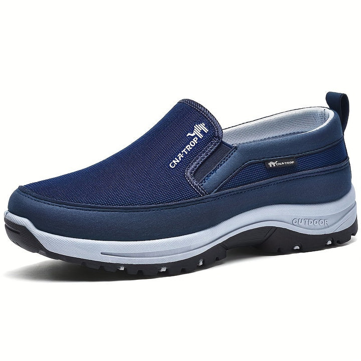 W&W Mode | Herren Slip on Sneaker Loafer Atmungsaktiv Und Bequem