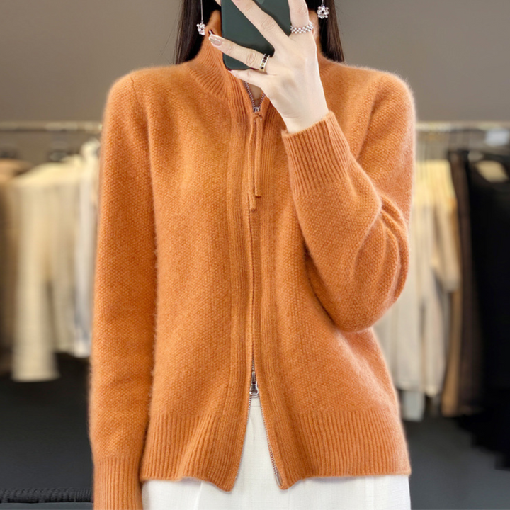 W&W Mode | Eleganter und bequemer Reißverschluss-Cardigan