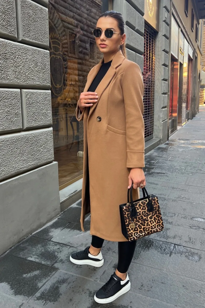 W&W Mode | Klassischer Langer Trenchcoat mit