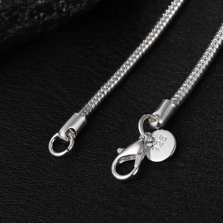 W&W Mode | 925 3mm Sterling Silber Schlangen Kette