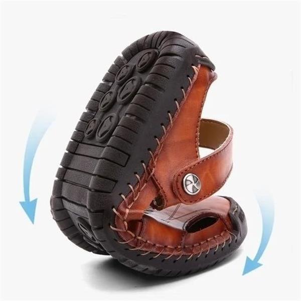 W&W Mode | Orthopädische Ledersandalen
