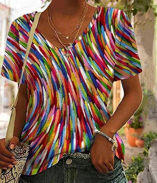 W&W Mode - Buntes Freizeit-Top