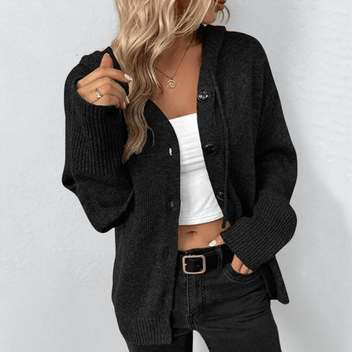 W&W Mode | Leichter Knopf Strickjacke Für Frauen