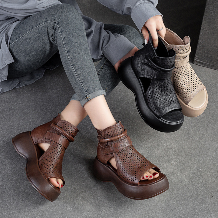 W&W Mode | Ledersandalen Für Orthopädische Bedürfnisse