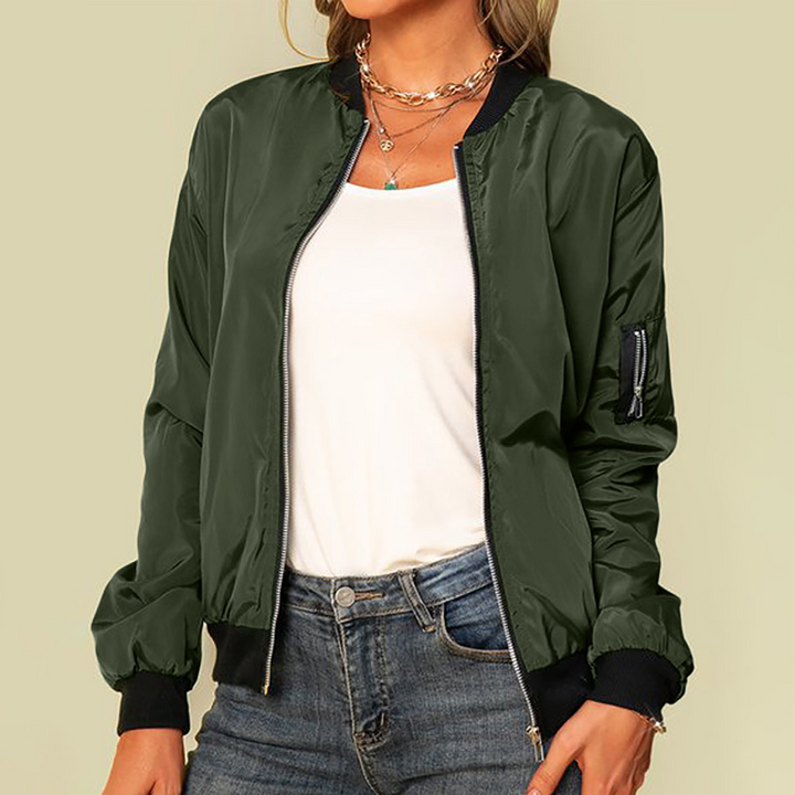 W&W Mode | Leichtgewicht Bomberjacke Damen, Bomberjacke Mit Reißverschluss