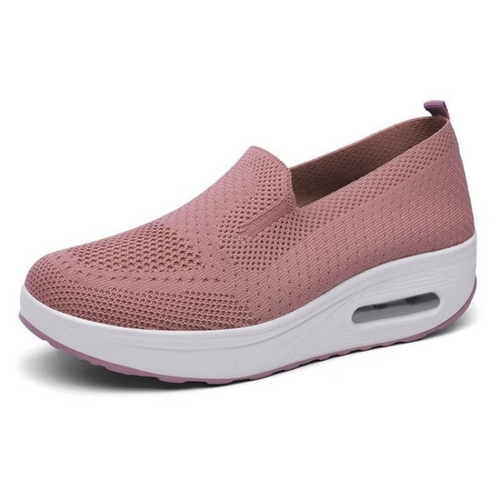 W&W Mode – Luftgepolsterte, atmungsaktive, einfarbige Damen-Slipper
