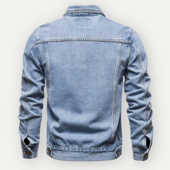 W&W Mode | Klassische Denim Truckerjacke Für Herren