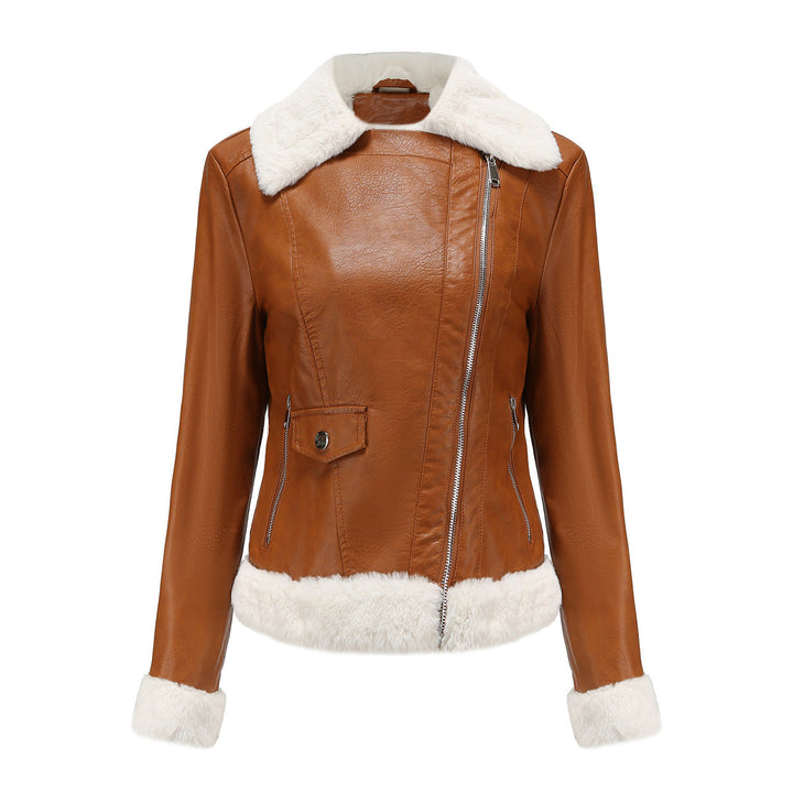 W&W Mode | Winterlederjacke mit Fleece-Futter