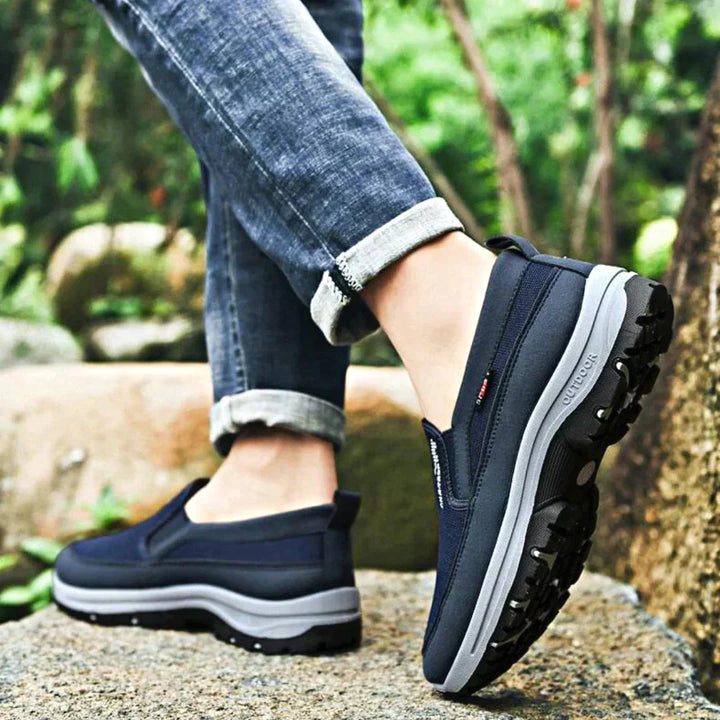 W&W Mode | Orthopädische Wanderschuhe für Herren | Robuste und bequeme Outdoor-Schuhe
