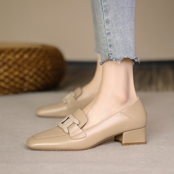 Damen Slipper aus Leder mit orthopädischer Passform