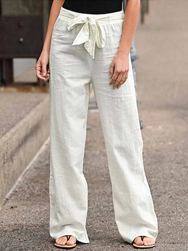 W&W Mode | Lässige Damen Leinenhose Für Stilvolle Leichtigkeit