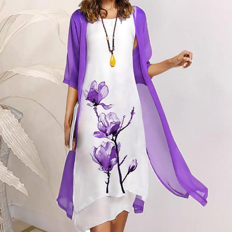 W&W Mode | Stilvolles Anzugskleid Mit Blumenmuster