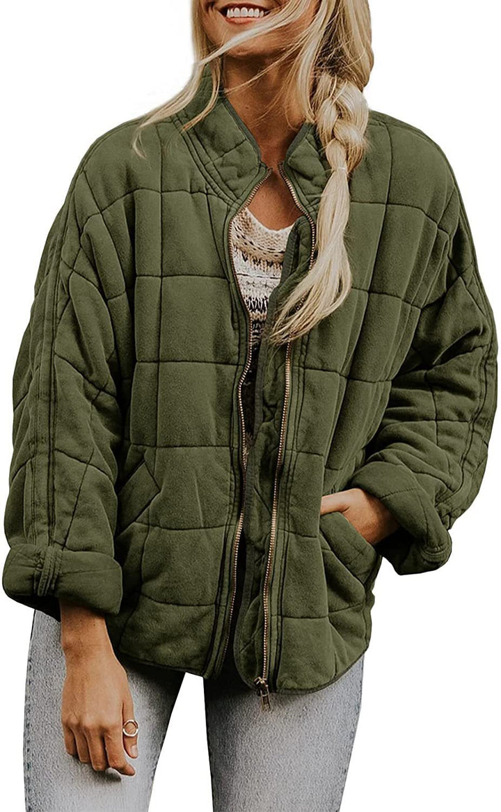 W&W Mode | Lockere Jacke Aus Dicker Baumwolle