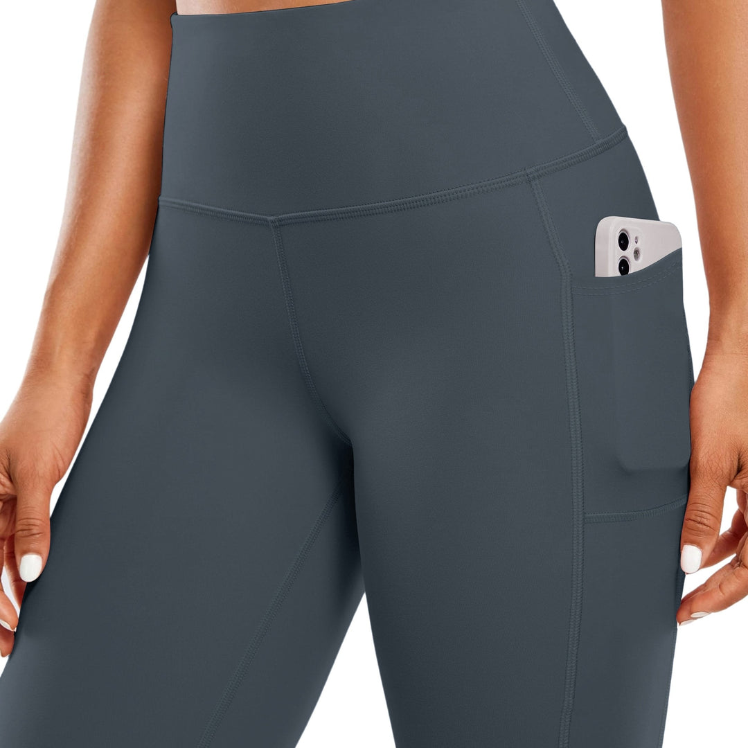 W&W Mode | Schnell Trocknende Damen Yogalegging Mit Hohem Bund Und Tasche