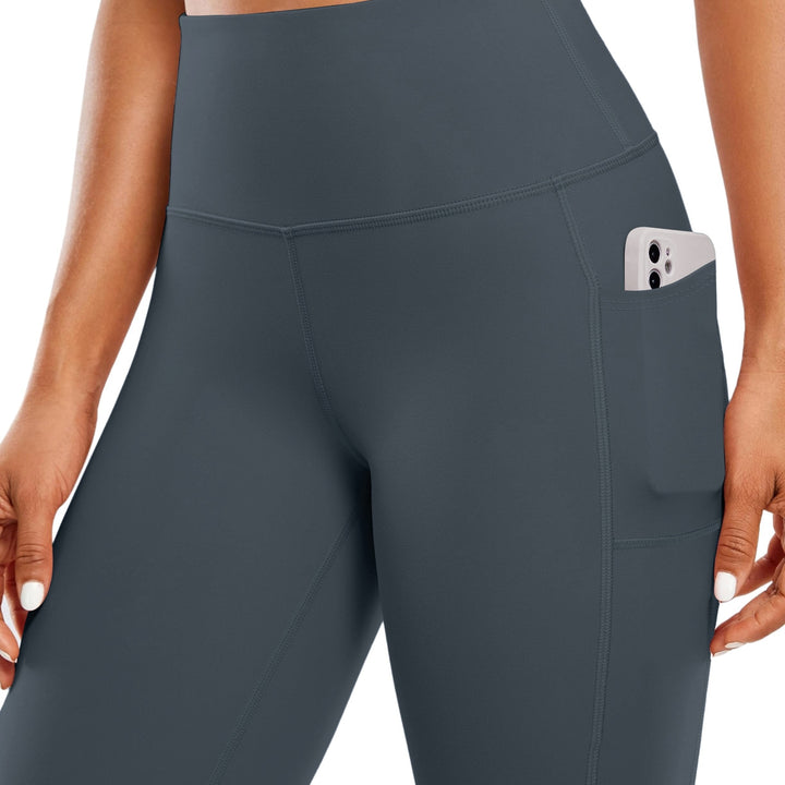 W&W Mode | Schnell Trocknende Damen Yogalegging Mit Hohem Bund Und Tasche